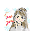 キレイ文字でHappy♡あいさつ言葉（個別スタンプ：39）