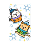 BIGお正月★毎年使える！大人かわいいネコ（個別スタンプ：24）