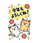 BIGお正月★毎年使える！大人かわいいネコ（個別スタンプ：38）
