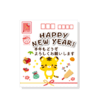 【お正月】♡丁寧でかわいい虎のスタンプ♡（個別スタンプ：5）