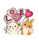 ラブリーうさぎさん ♡ 共感編（個別スタンプ：15）
