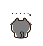 毎日使える！敬語！ハチワレ黒白猫ちゃん（個別スタンプ：33）