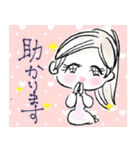【背景有り】気持ち伝わるスタンプ（個別スタンプ：8）