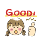 女の子★飛び出して動く（個別スタンプ：7）