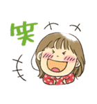 女の子★飛び出して動く（個別スタンプ：14）