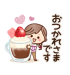 【丁寧・敬語】ナチュラルガール（個別スタンプ：13）