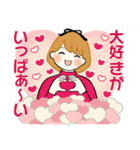 ふんわりリボンちゃん 7 ♡ 優しい気持ち（個別スタンプ：16）