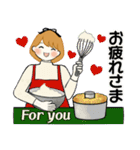ふんわりリボンちゃん 7 ♡ 優しい気持ち（個別スタンプ：21）