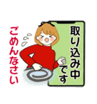 ふんわりリボンちゃん 7 ♡ 優しい気持ち（個別スタンプ：34）