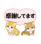 気持ち伝えるころころトラ猫（個別スタンプ：17）