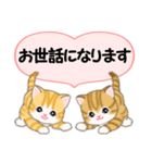 気持ち伝えるころころトラ猫（個別スタンプ：27）