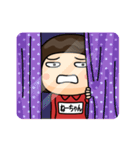 芋ジャージの【ねーちゃん】♀決めポーズ（個別スタンプ：24）