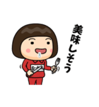 芋ジャージの【ねーちゃん】♀決めポーズ（個別スタンプ：31）
