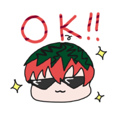 ゆる いスイカちゃんスタンプ Lineスタンプ 古手あおい