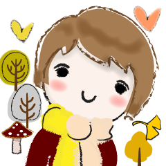 [LINEスタンプ] 普通に大人女子 秋から冬の到来(秋〜冬編)