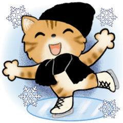 [LINEスタンプ] 可愛い猫さん達の日常スタンプ ♡ 秋冬編