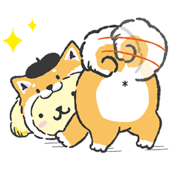 [LINEスタンプ] サンリオキャラクターズ（なりきりこいぬ）