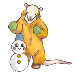 [LINEスタンプ] かわいいやつら3 ～パンダとコアリクイ～