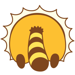 [LINEスタンプ] ラスカルのしっぽスタンプ