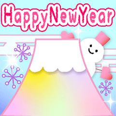[LINEスタンプ] 冬の可愛い日常♡年末年始♡年賀状 改訂版