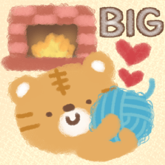 [LINEスタンプ] 冬から春❤BIG