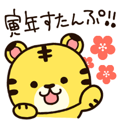 [LINEスタンプ] 年末年始も日常も！かわいい寅年スタンプ♪