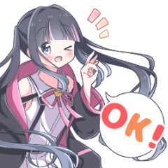 黒猫パーカー女子の音ゲー用語スタンプ2 Lineスタンプ れいん