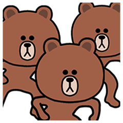[LINEスタンプ] 超踊るブラウン2