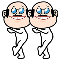 [LINEスタンプ] 超・踊る部長
