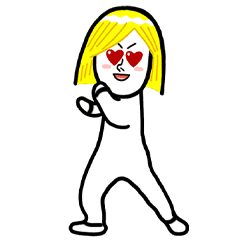 [LINEスタンプ] 踊るジェームズ