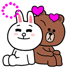 [LINEスタンプ] 愛しすぎブラウン＆コニー4