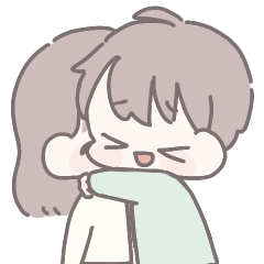 [LINEスタンプ] ひたすら彼女を愛でる1