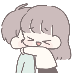 [LINEスタンプ] ひたすら彼氏を愛でる1