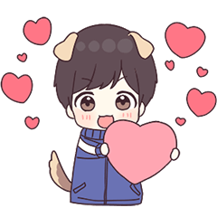 [LINEスタンプ] うごく！かまってジャージ君セット
