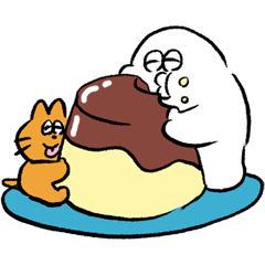 [LINEスタンプ] 大丈夫なきもちになる おもちの欲望