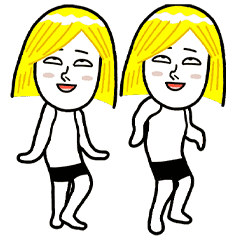 [LINEスタンプ] 踊るジェームズ2